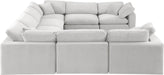 Comfy - 8 Piece Velvet Modular Sectional - Simple Home Plus