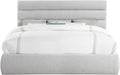 Adam - Linen Fabric Bed With 52" Headboard - Simple Home Plus