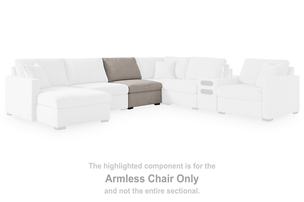 ModMax Luxe - Armless Chair - Flint - Simple Home Plus