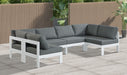Nizuc - Outdoor Patio 6 Piece Modular Sectional With White Frame - Simple Home Plus