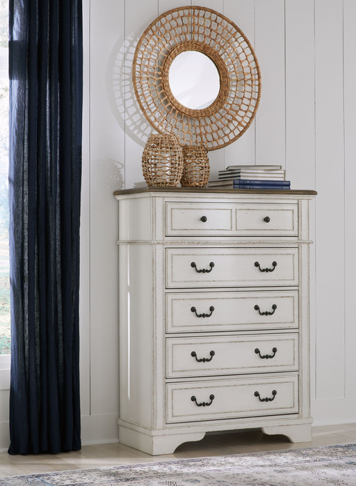 Blendon - Two-tone - Five Drawer Chest - Simple Home Plus