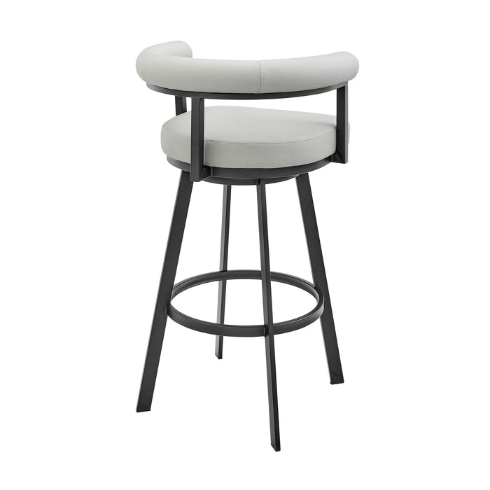 Magnolia - Swivel Stool - Black Metal - Simple Home Plus