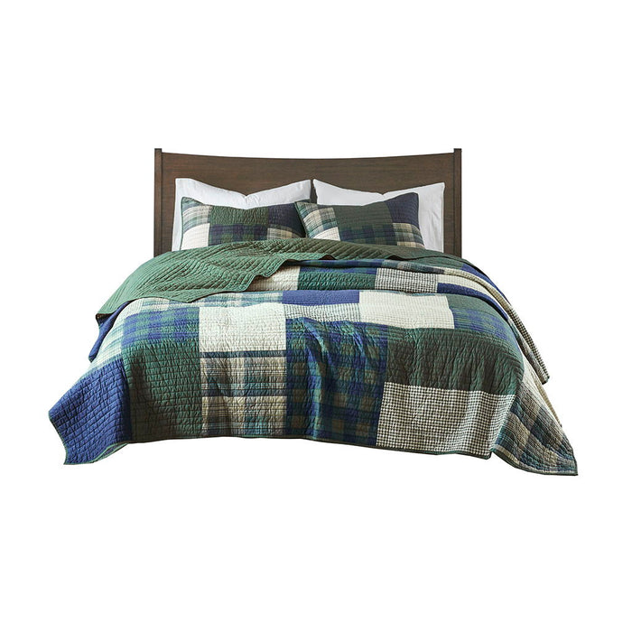 Mill Creek - Oversized Quilt Set - Green