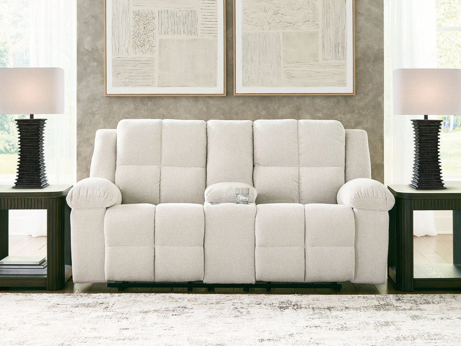 Orlen - Double Reclining Loveseat With Console - Winter - Simple Home Plus