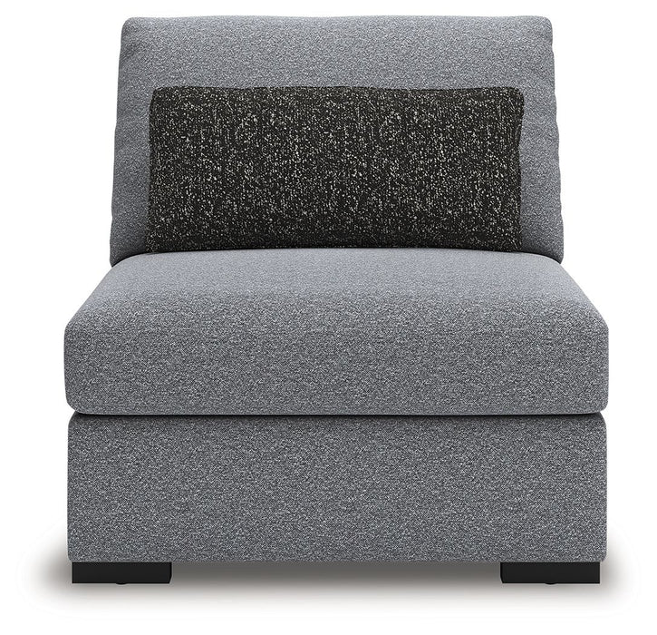Bealton - Armless Chair - Salt And Pepper - Simple Home Plus