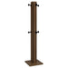 Rikkie - Coat Rack And Mirror - Walnut - Simple Home Plus