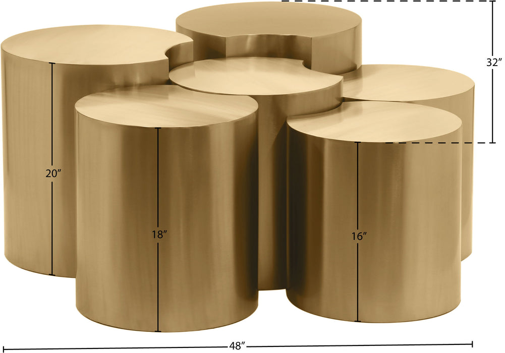 Dimple - 20" 6 Piece Modular Coffee Table - Simple Home Plus