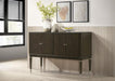 Reseda - 4-Door Dining Sideboard Server With Shelves - Ash Brown - Simple Home Plus