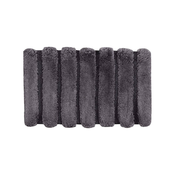 Tufted Pearl Channel - 17" x 24" Rug - Gray - Simple Home Plus