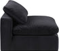 Comfy - Velvet Armless Chair - Simple Home Plus