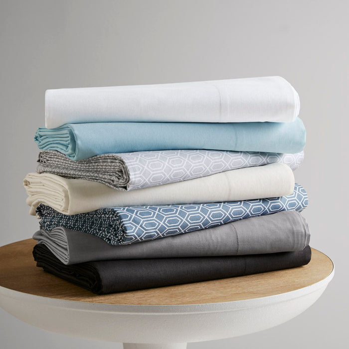 Cotton 144TC - Twin Solid Sheet Set - White - Simple Home Plus