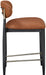 Riccio - Stool - Black And Gold Frame - Simple Home Plus