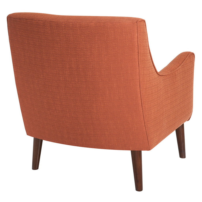 Oxford - Mid-Century Accent Chair - Burnt Orange