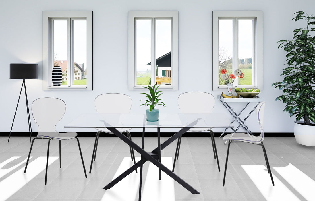 Clarion - Metal Dining Chair (Set of 2) - Matte Black