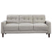 Bowen - Upholstered Track Arm Tufted Sofa Set - Simple Home Plus