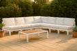 Nizuc - Outdoor Patio 7 Piece Modular Sectional With White Frame - Simple Home Plus