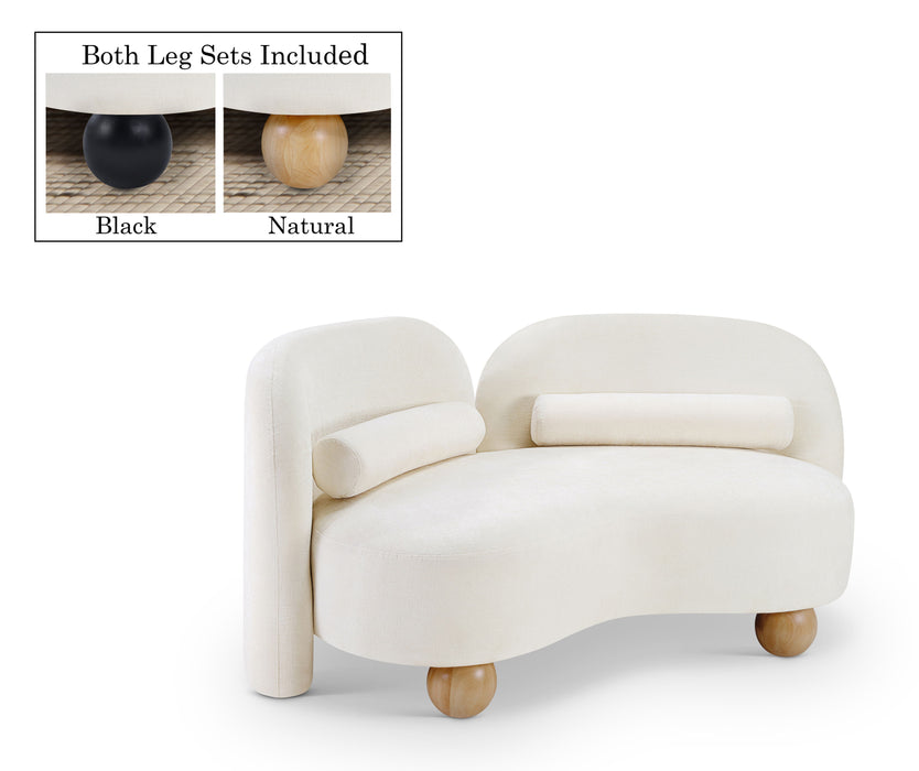 Daphne - Chenille Loveseat - Simple Home Plus