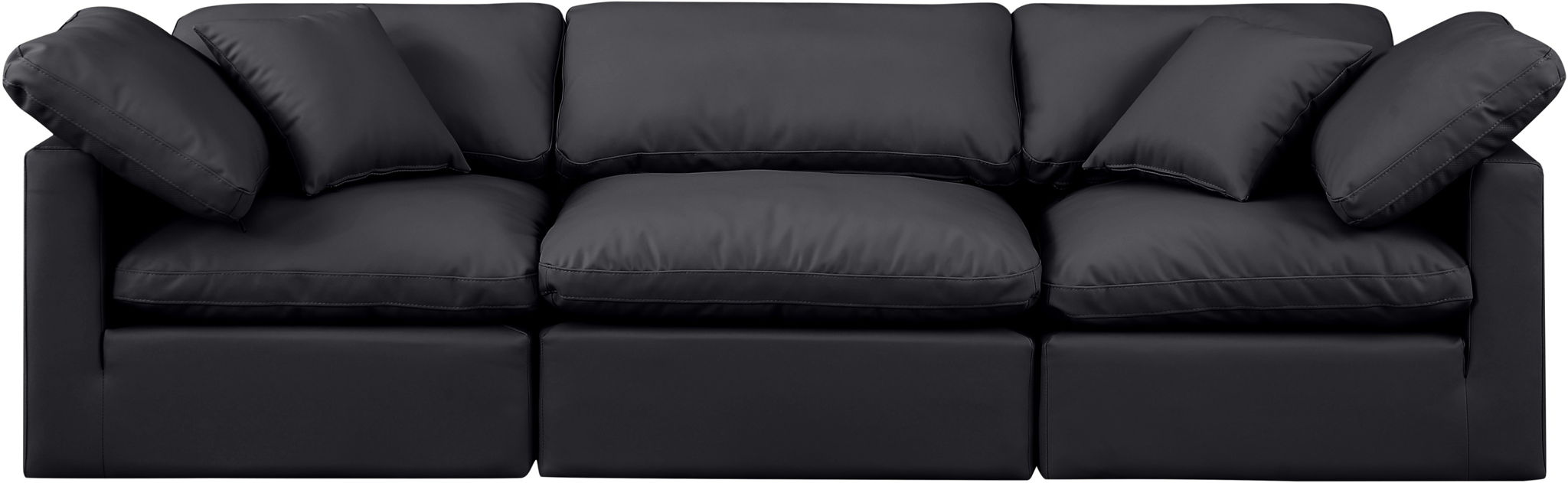 Indulge - Faux Leather 3 Seat Modular Sofa - Simple Home Plus
