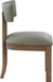 Lavrin - Vegan Leather Upholstered Dining Side Chair (Set of 2) - Walnut Base - Simple Home Plus