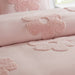 Gracie - Twin Floral Reversible Duvet Cover Set - Pink - Simple Home Plus