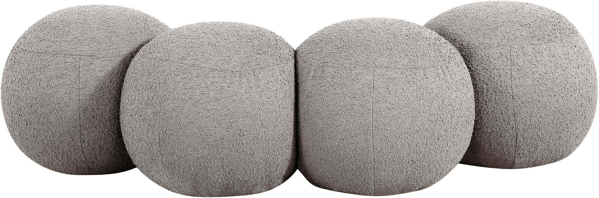 Apollo - Boucle Fabric Bench - Simple Home Plus