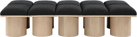 Pavilion - 10 Piece Modular Bench With Natural Base - Simple Home Plus