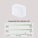 Diagonal Ribbed - 4 Piece Hand Towels Set - White - Simple Home Plus