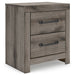 Graystorm - Brown Gray - Two Drawer Night Stand - Simple Home Plus