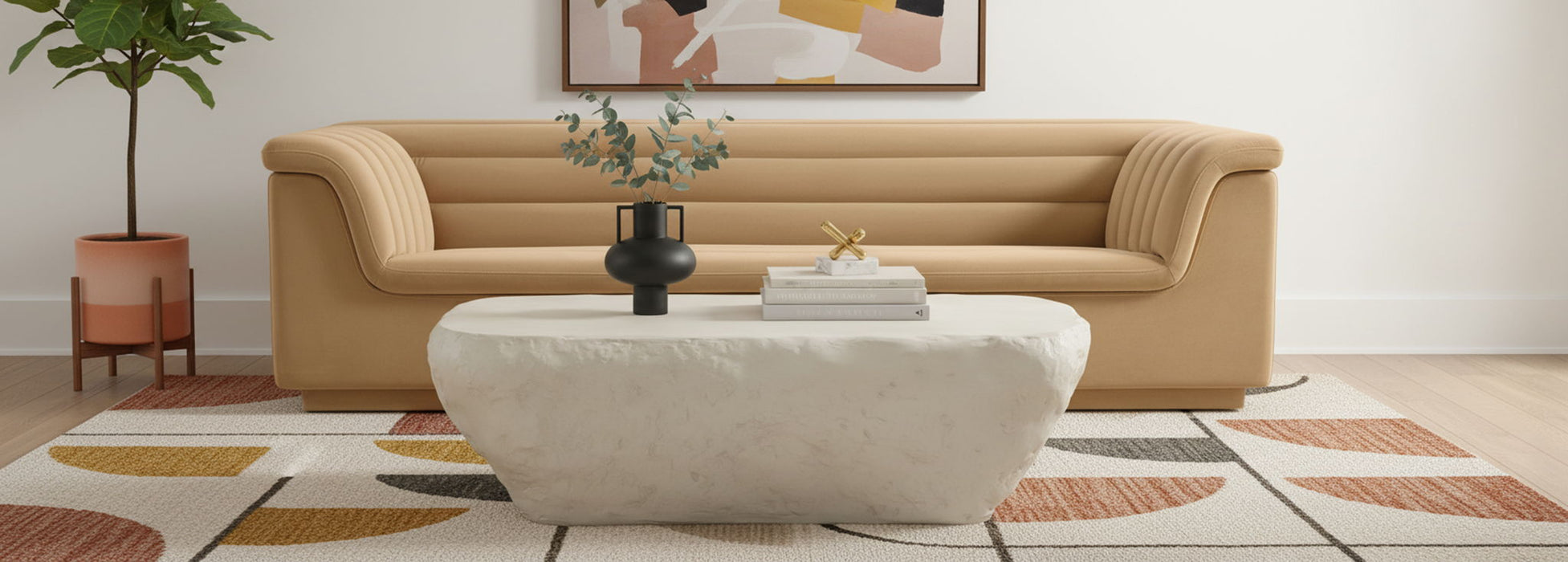 Cascade - Velvet Sofa - Simple Home Plus