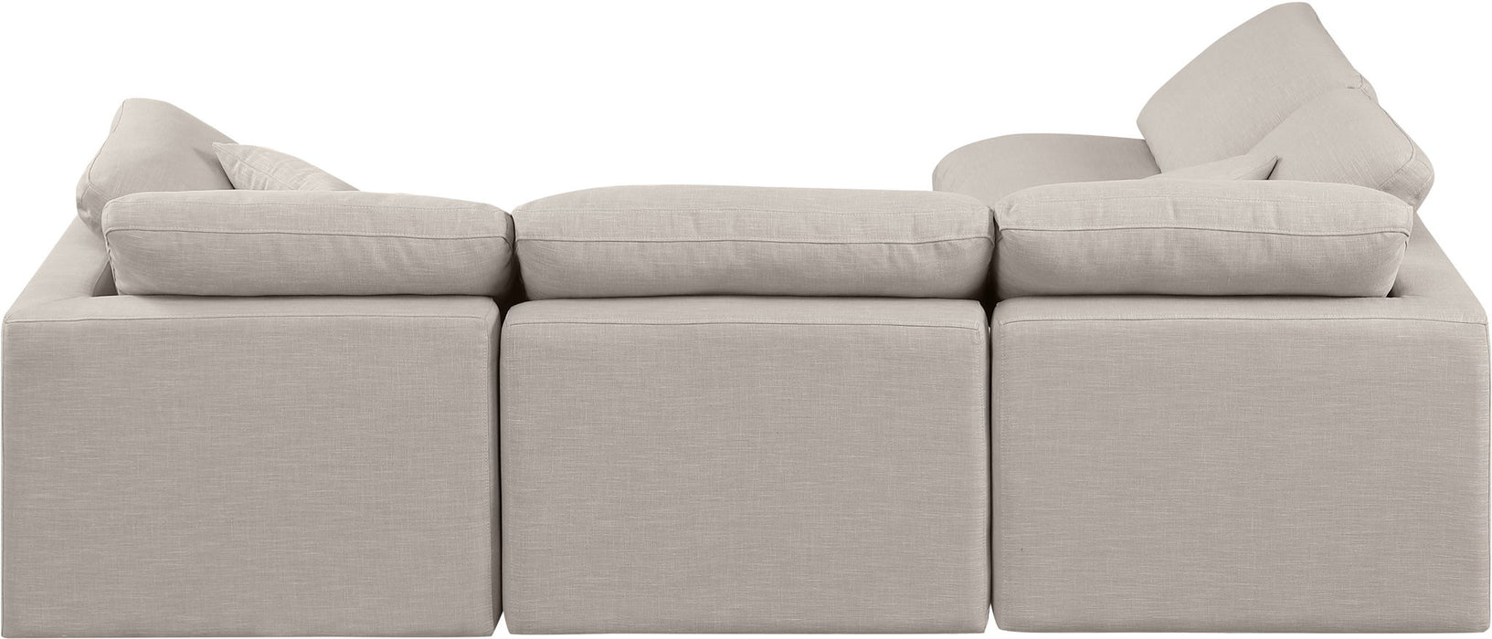 Indulge - Linen 4 Piece Modular Sectional - Simple Home Plus