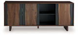Welby - Brown / Charcoal - Accent Cabinet - Simple Home Plus