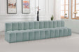 Arc - Faux Leather 4 Seats Modular Sofa - Simple Home Plus