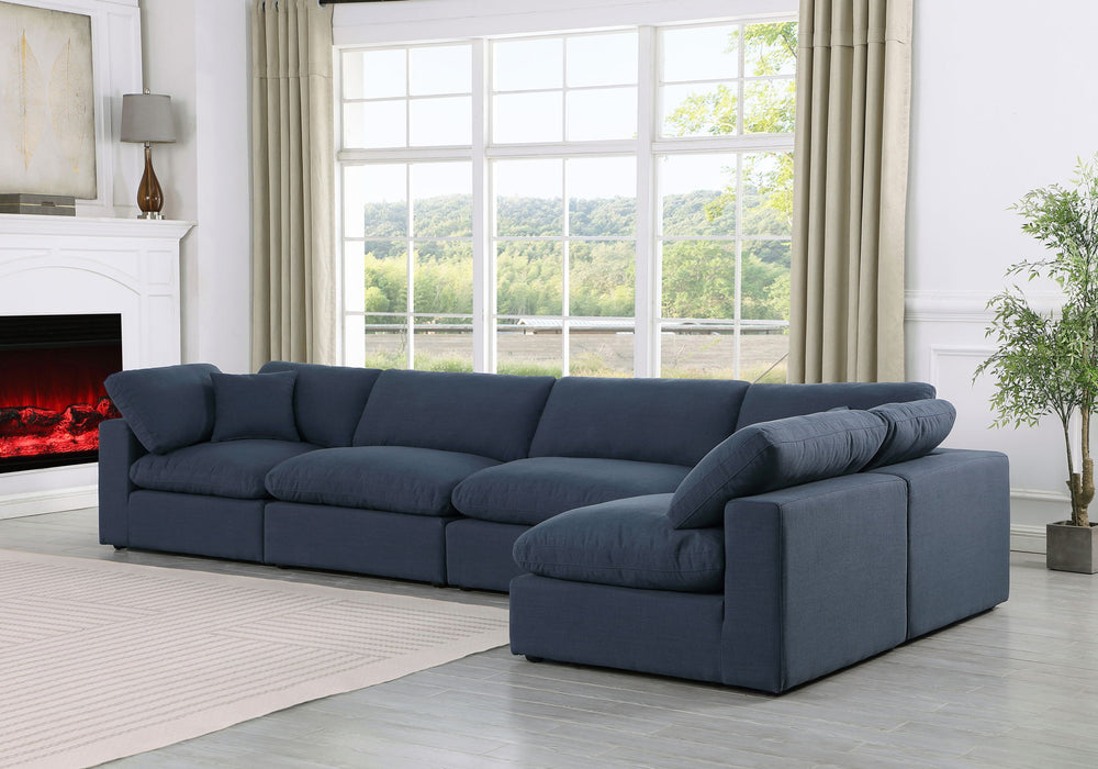 Comfy - 5 Piece Linen Modular Sectional - Simple Home Plus