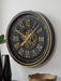 Dairton - Black / Gold Finish - Wall Clock - Simple Home Plus