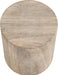 Rapallo - Concrete Indoor/Outdoor End Table - Travertine - Simple Home Plus