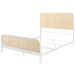 Lanewood - Open Cane Rattan Metal Bed - Simple Home Plus