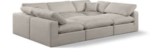 Comfy - 6 Piece Linen Sectional - Simple Home Plus