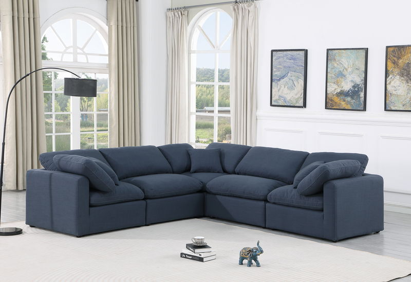 Indulge - Linen 5 Piece Modular Corner Sectional