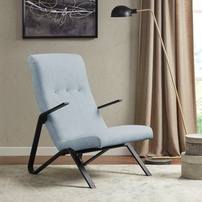 Manhattan - Accent Chair - Light Blue - Simple Home Plus
