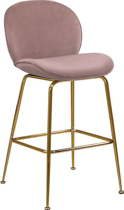Paris - Stool with Gold Legs (Set of 2) - Simple Home Plus