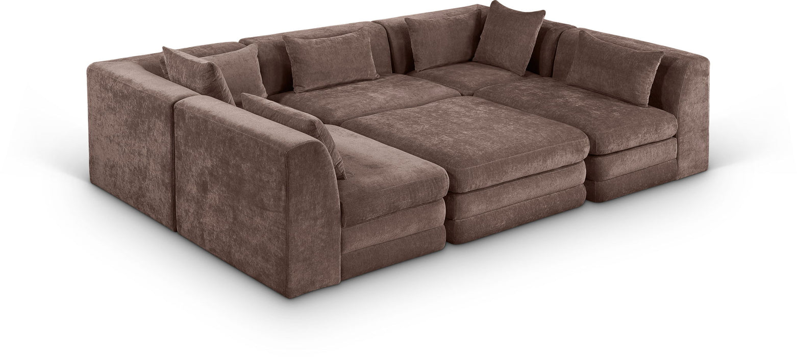 Stellar - 6 Piece Upholstered Modular Sectional - Simple Home Plus