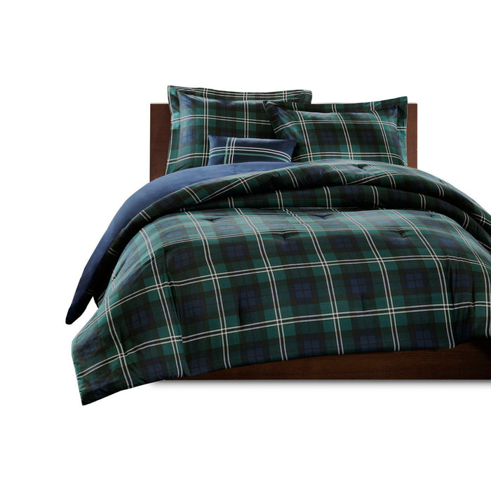Brody - Comforter Set - Blue - Simple Home Plus