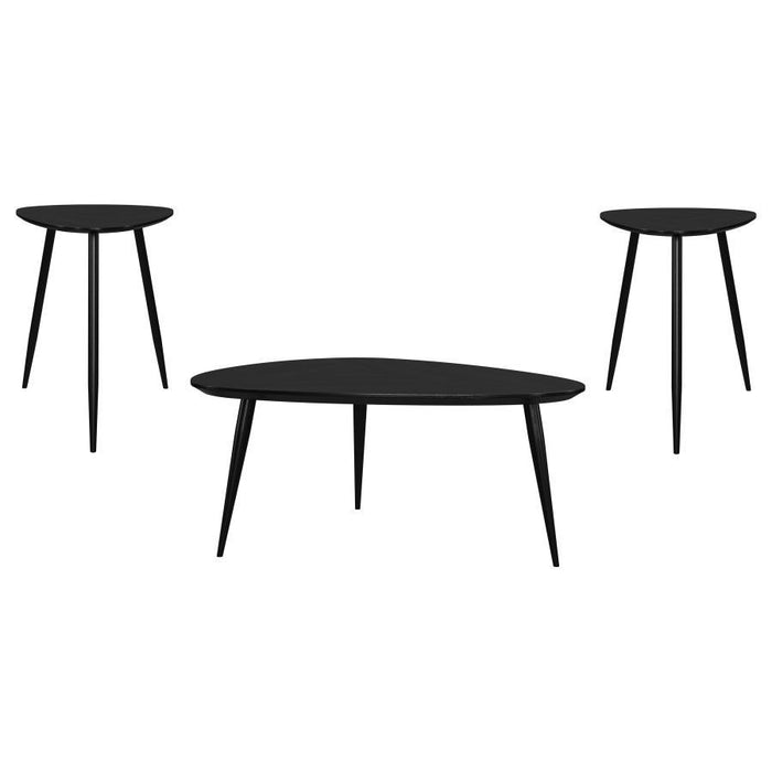 Odessa - Triangular Coffee And End Table Set - Simple Home Plus