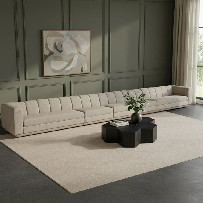 Modari - Sectional - Beige - Simple Home Plus