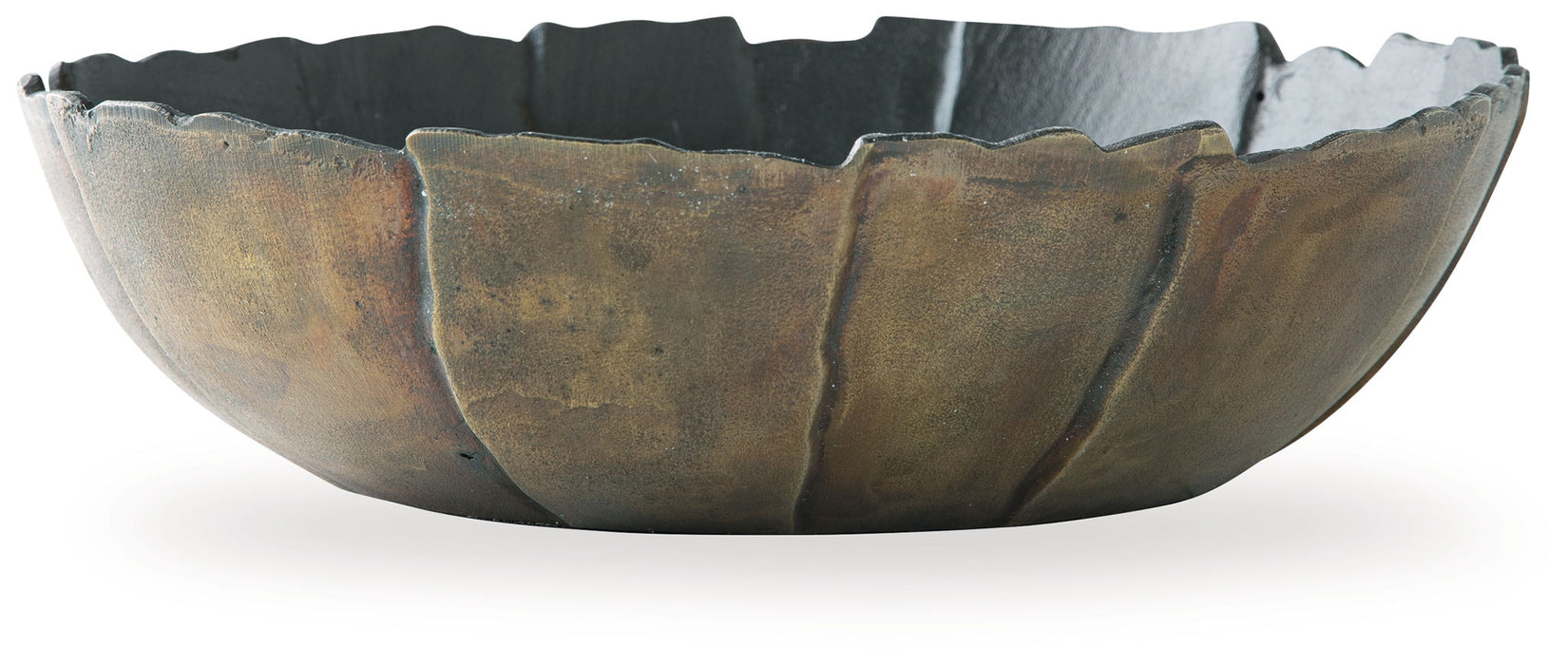 Aidman - Bowl - Black / Antique Gold Finish - Simple Home Plus