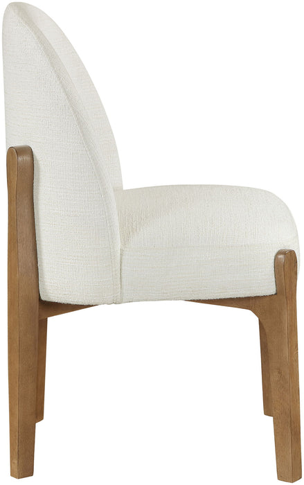 Torino - Upholstered Dining Chair With Brushed Brown Base (Set of 2) - Simple Home Plus