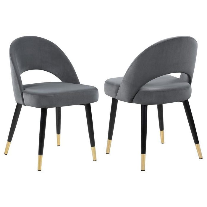 Lindsey - Upholstered Dining Side Chair (Set of 2) - Simple Home Plus