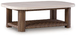 Dolan Creek - Rectangular Cocktail Table - Beige / Brown - Simple Home Plus