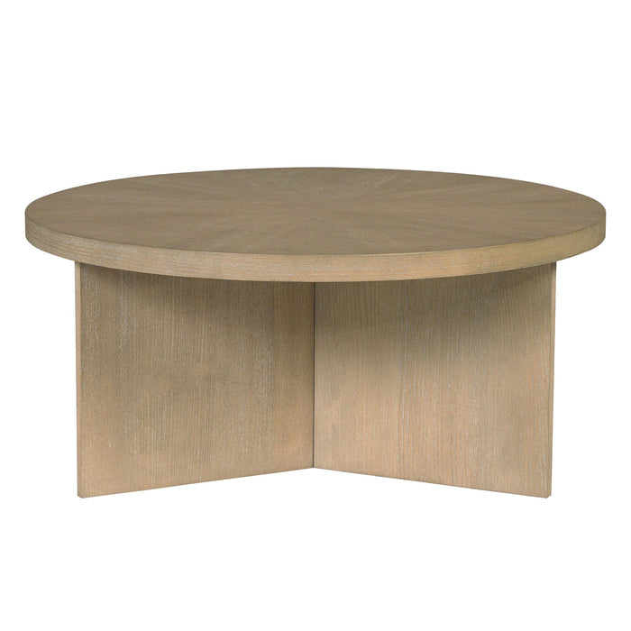 Sadie - Round Coffee Table - Reclaimed Greige - Simple Home Plus