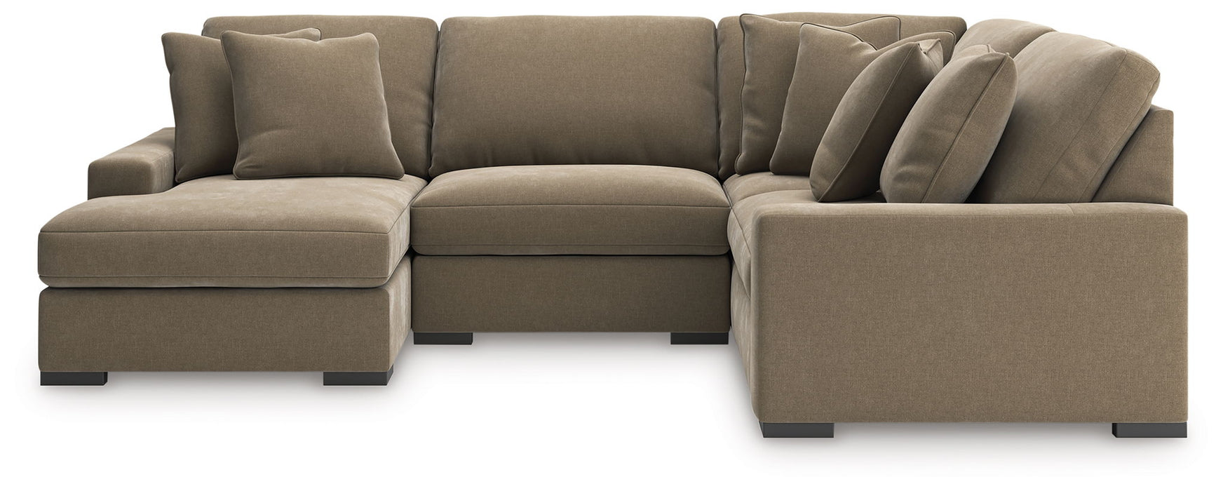 Calden - 4-Piece Sectional With LAF Corner Chaise - Sable - Simple Home Plus